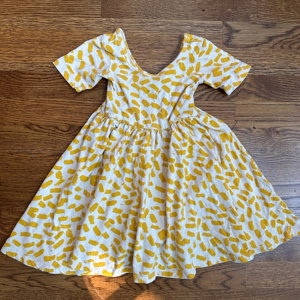 Alice + Ames Yellow Kids Casual Dress